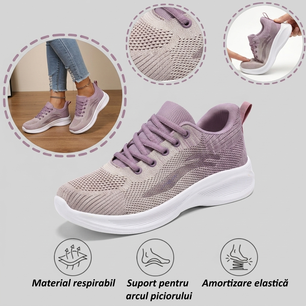 ⏰Ultima zi! Reducere 70% - Nu rata ocazia! ✅️Încălțăminte confortabilă pentru femei cu suport pentru bolta plantară - design ergonomic