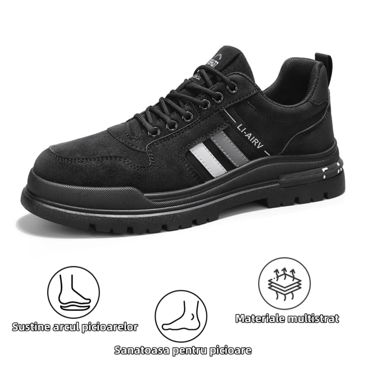 【🎁 Reducere de 50% astăzi - nu o ratați】 Pantofi ortopedici cu design ergonomic - piele de calitate + cusut manual 👞