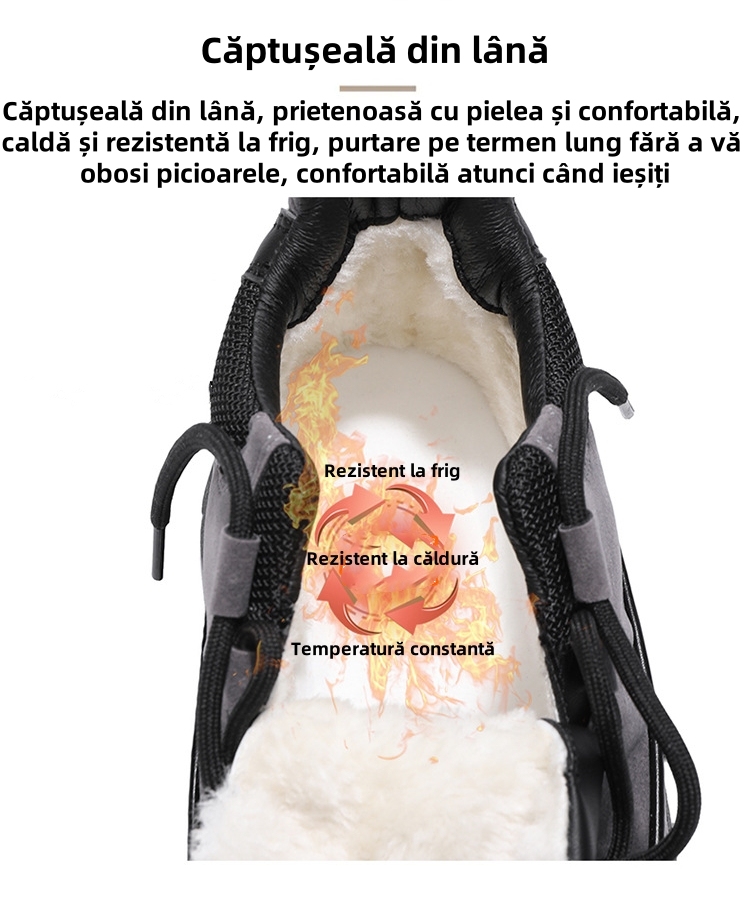 🔥(50% reducere în ultima zi)🎁Încălțăminte ortopedică caldă de iarnă - ameliorează eficient durerile de picioare - ergonomie