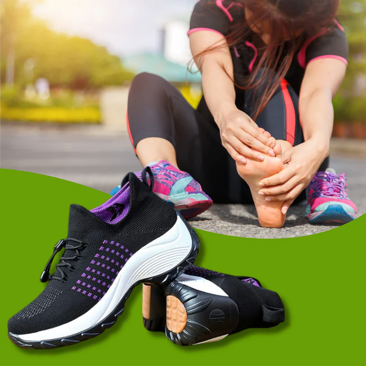 (🔥50% reducere astăzi - nu ratați ⏰) Pantofi ortopedici la modă pentru femei cu suport pentru arc, ameliorarea durerii ✅ Rezultate în trei zile - Design ergonomic