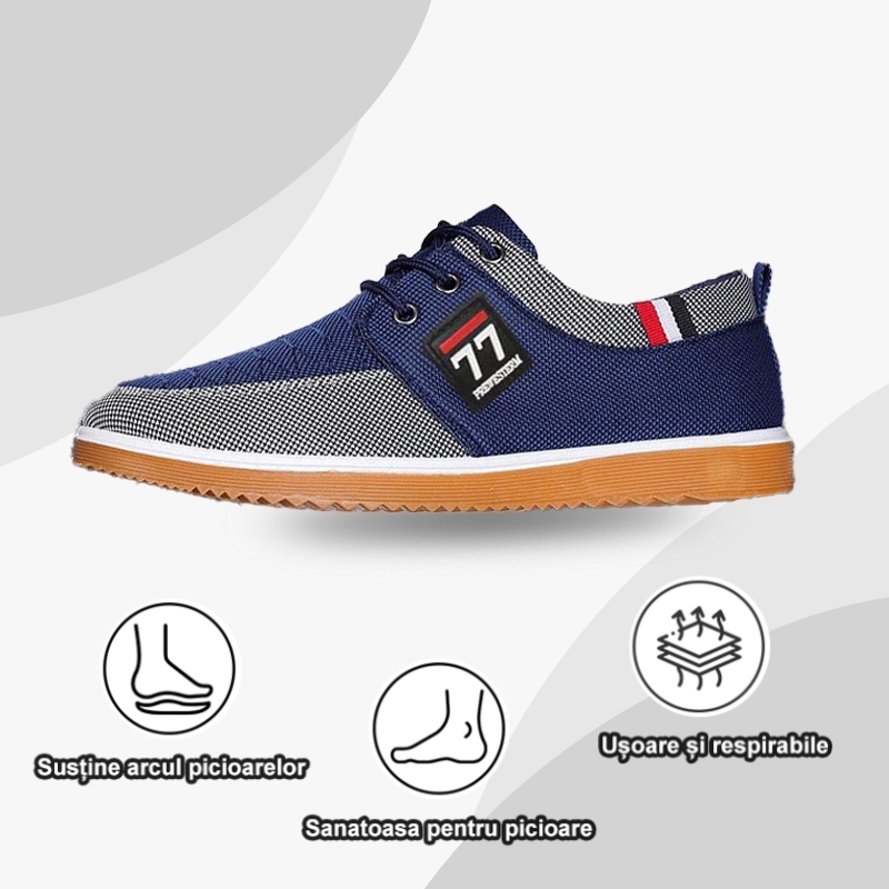 🔥 Durată limitată 50% reducere (ultima zi) - ⏰ Pantofi comozi din pânză - Ameliorează durerile de picioare și spate - Design ergonomic