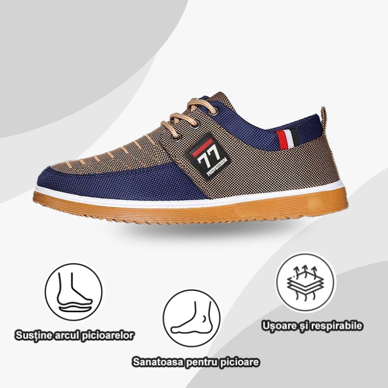 🔥 Durată limitată 50% reducere (ultima zi) - ⏰ Pantofi comozi din pânză - Ameliorează durerile de picioare și spate - Design ergonomic