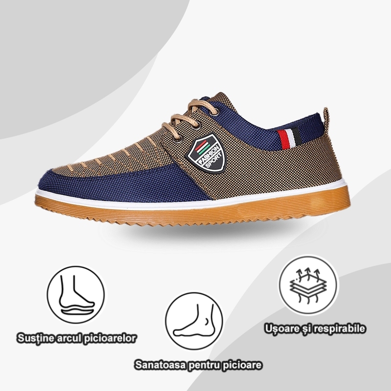 🔥 Durată limitată 50% reducere (ultima zi) - ⏰ Pantofi comozi din pânză - Ameliorează durerile de picioare și spate - Design ergonomic