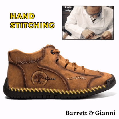 [⏰Timp limitat 50% reducere - de neratat] Pantofi ortopedici cu design ergonomic - piele de inalta calitate + cusaturi de mana 👞