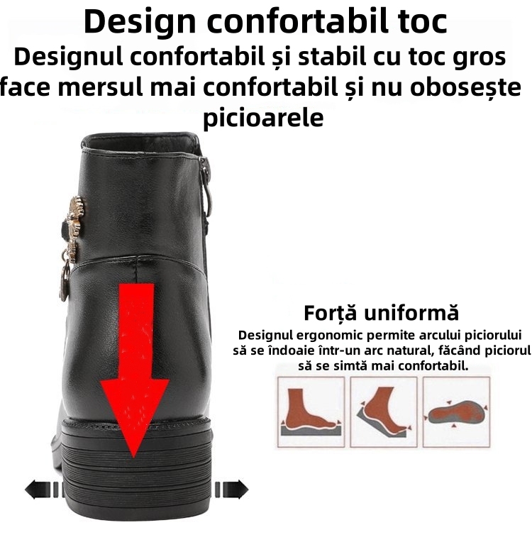 [🔥50% reducere astăzi - nu-l ratați]Pantofi din piele cu design ergonomic - căptușeală din lână de iarnă + cusătură manuală👞