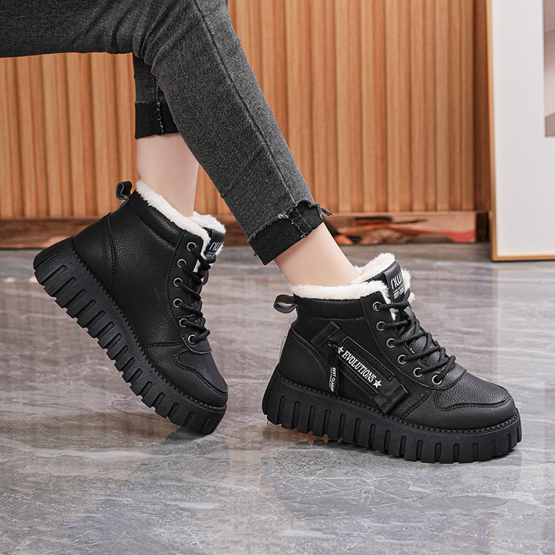 (🔥50% reducere astăzi - nu ratați această oportunitate) ⏰ - Martins căptușiți cu lână moale și confortabilă (suport pentru arc - facilitează mersul)