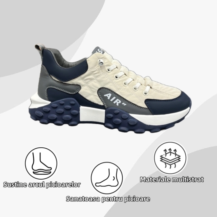 [⏰Timp limitat 50% reducere - de neratat] Pantofi ortopedici cu design ergonomic - pânză de puf de înaltă calitate + cusături de mână 👞