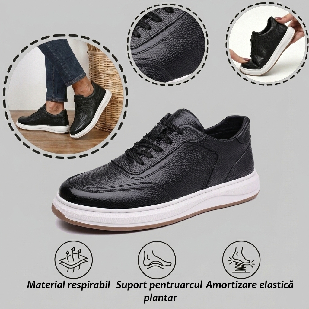 ⏰70% reducere astăzi - Nu ratați! 👞 Pantofi ortopedici din piele de vacă cu design nou, moi și confortabili, impermeabili și antiderapanți 🦶 Ameliorează durerile de picioare