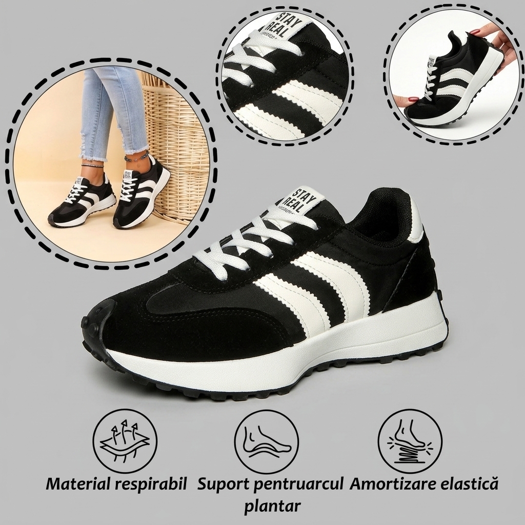 ⏰Ultima zi! Reducere 70% - Nu rata ocazia! ✅️Încălțăminte confortabilă pentru femei cu suport pentru bolta plantară - design ergonomic