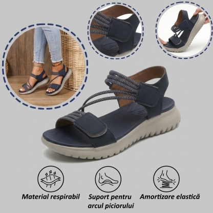 ⏰Ultima zi cu reducere de 70% - Nu rata ocazia!✅️Sandale confortabile cu suport pentru bolta plantară - Design ergonomic