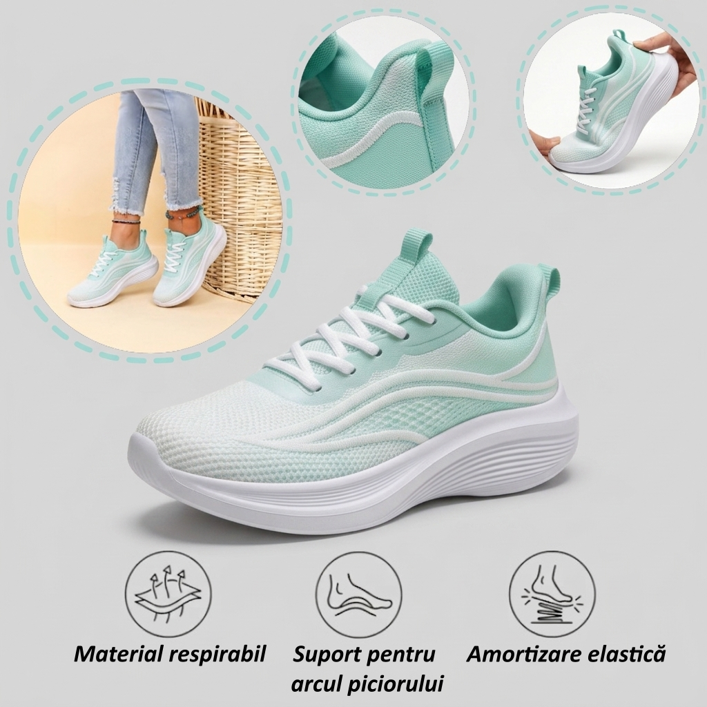 ⏰Ultima zi! Reducere 30% - Nu rata ocazia! ✅️Încălțăminte confortabilă pentru femei cu suport pentru bolta plantară - design ergonomic