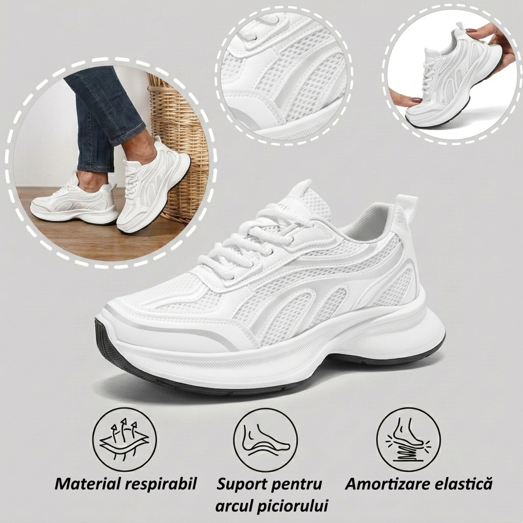 ⏰Ultima zi, reducere de 70% - nu ratați! ✅️Pantofi sport confortabili cu suport pentru bolta plantară - design ergonomic