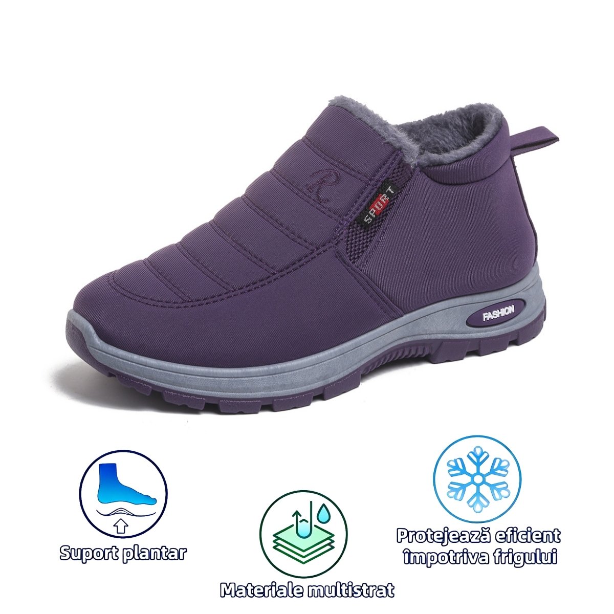 【❗️Ofertă specială de sfârșit de an - 70% reducere - Nu ratați】Ghete ergonomice din lână - ✅️Corectează postura la mers - Calde și rezistente, impermeabile și antiderapante👞