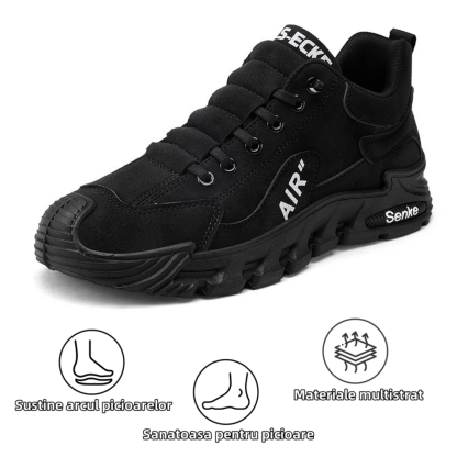 [⏰50% reducere astăzi - nu ratați] Ghete de drumeție ergonomice - Calmează picioarele dureroase - Piele italiană selectată