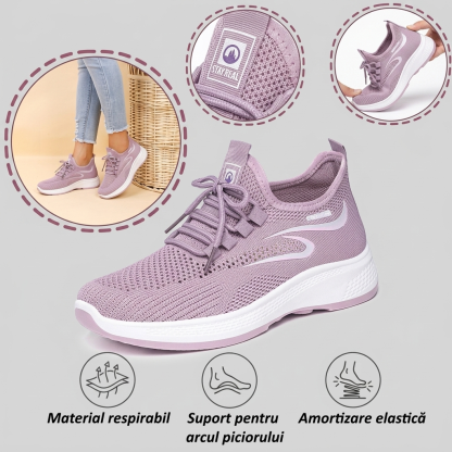 ⏰Ultima zi! Reducere 70% - Nu rata ocazia! ✅️Încălțăminte de damă confortabilă și respirabilă, cu suport pentru bolta plantară - design ergonomic.
