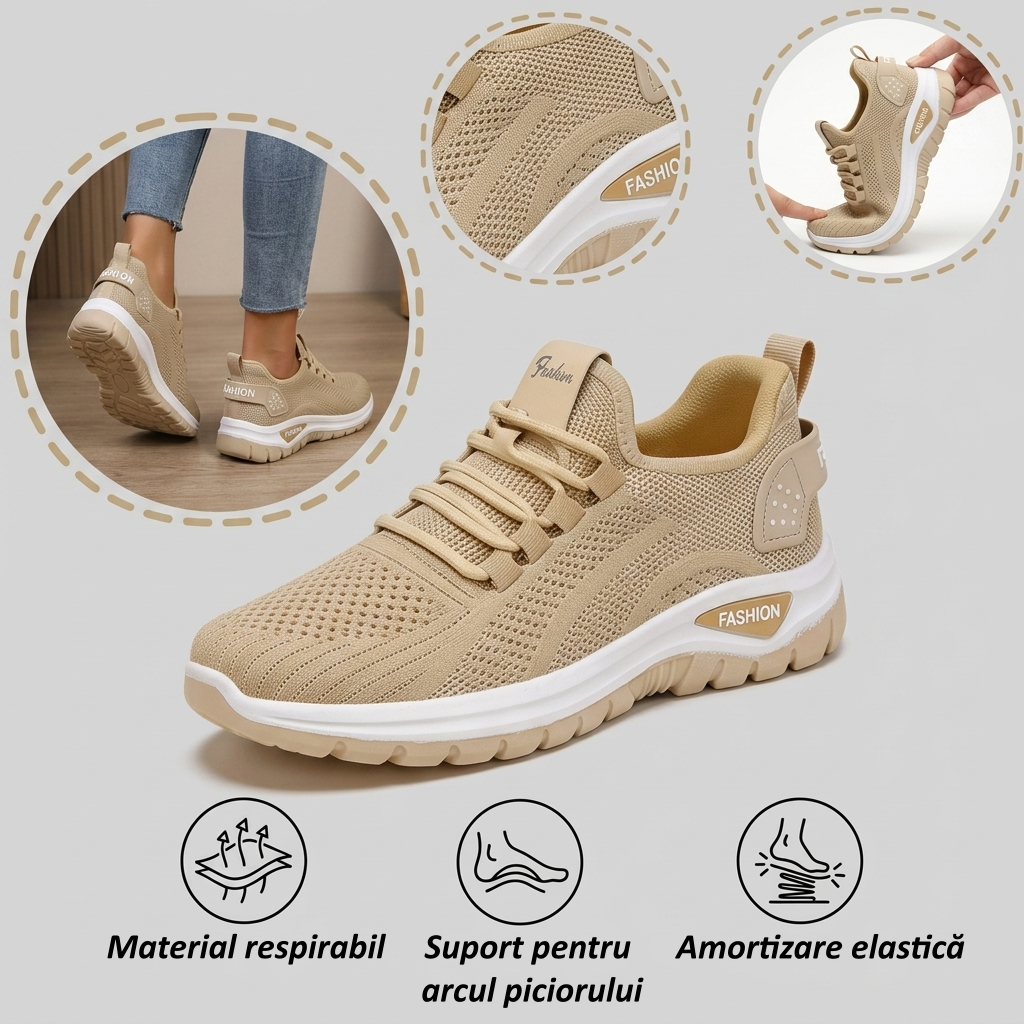 ⏰Ultima zi! Reducere 70% - Nu rata ocazia! ✅️Încălțăminte confortabilă pentru femei cu suport pentru bolta plantară - design ergonomic