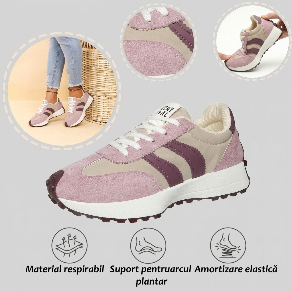 ⏰Ultima zi! Reducere 70% - Nu rata ocazia! ✅️Încălțăminte confortabilă pentru femei cu suport pentru bolta plantară - design ergonomic