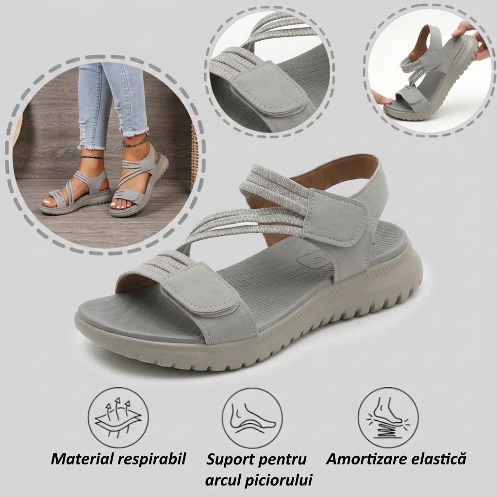⏰Ultima zi cu reducere de 70% - Nu rata ocazia!✅️Sandale confortabile cu suport pentru bolta plantară - Design ergonomic