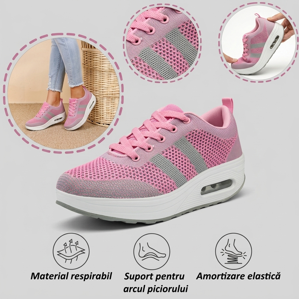 ⏰Ultima zi! Reducere 70% - Nu rata ocazia! ✅️Încălțăminte confortabilă pentru femei cu suport pentru bolta plantară - design ergonomic
