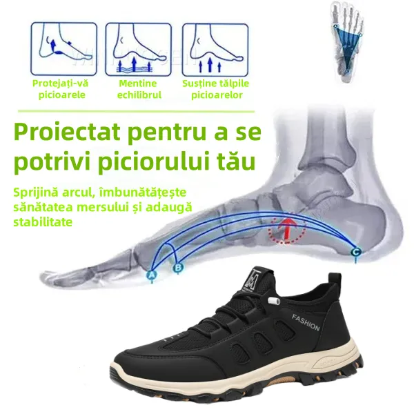 🔥 Timp limitat 50% reducere (ultima zi) - ⏰ Pantofi confortabili de drumeție - Ameliorează durerile de picioare și de spate - Design ergonomic
