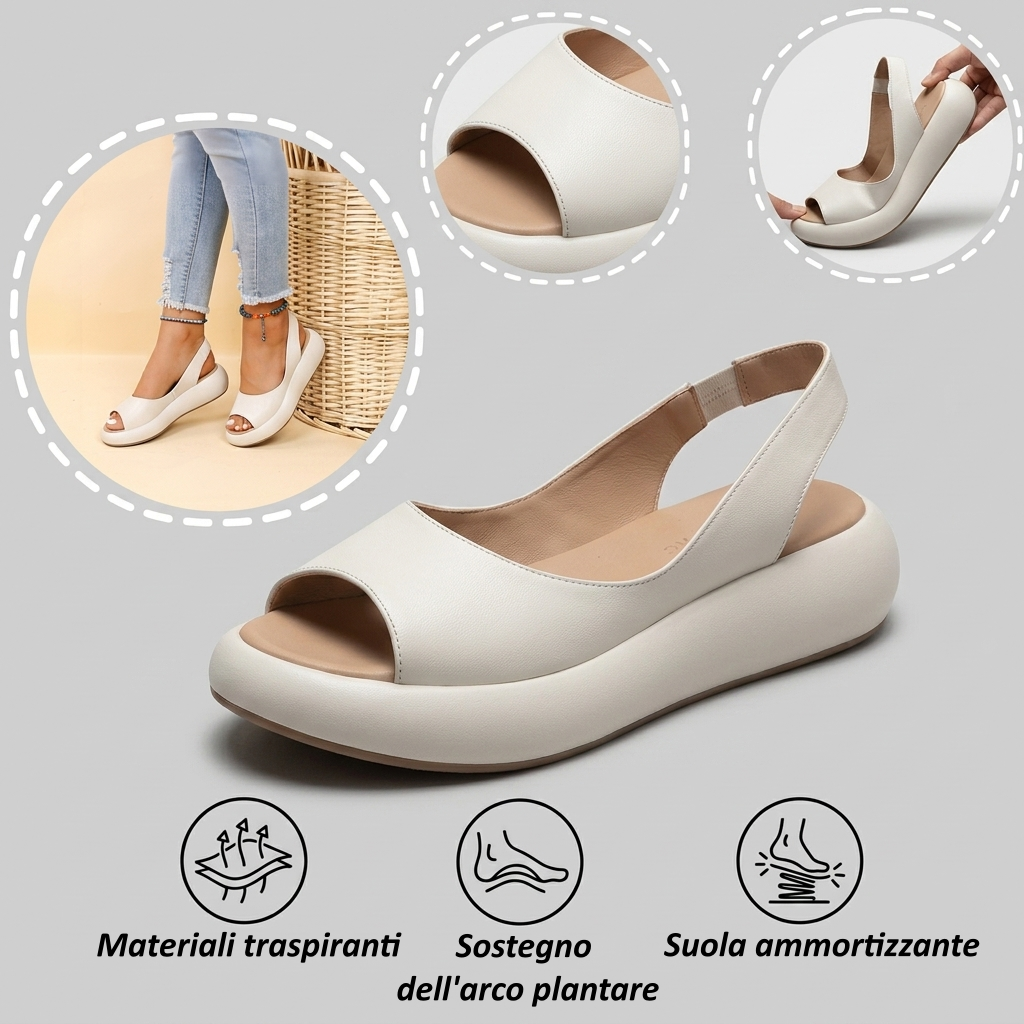 ⏰Ultima zi cu reducere de 70% - Nu rata ocazia!✅️Sandale confortabile cu suport pentru bolta plantară - Design ergonomic