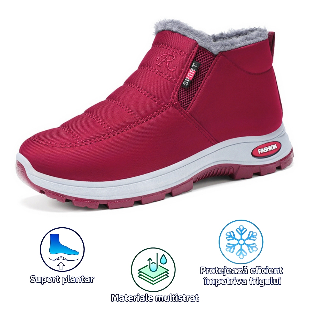 【❗️Ofertă specială de sfârșit de an - 70% reducere - Nu ratați】Ghete ergonomice din lână - ✅️Corectează postura la mers - Calde și rezistente, impermeabile și antiderapante👞