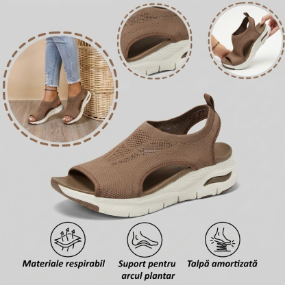 ⏰70% reducere astăzi - Nu rata ocazia! ✅️Sandale confortabile cu suport pentru bolta plantară - Design ergonomic