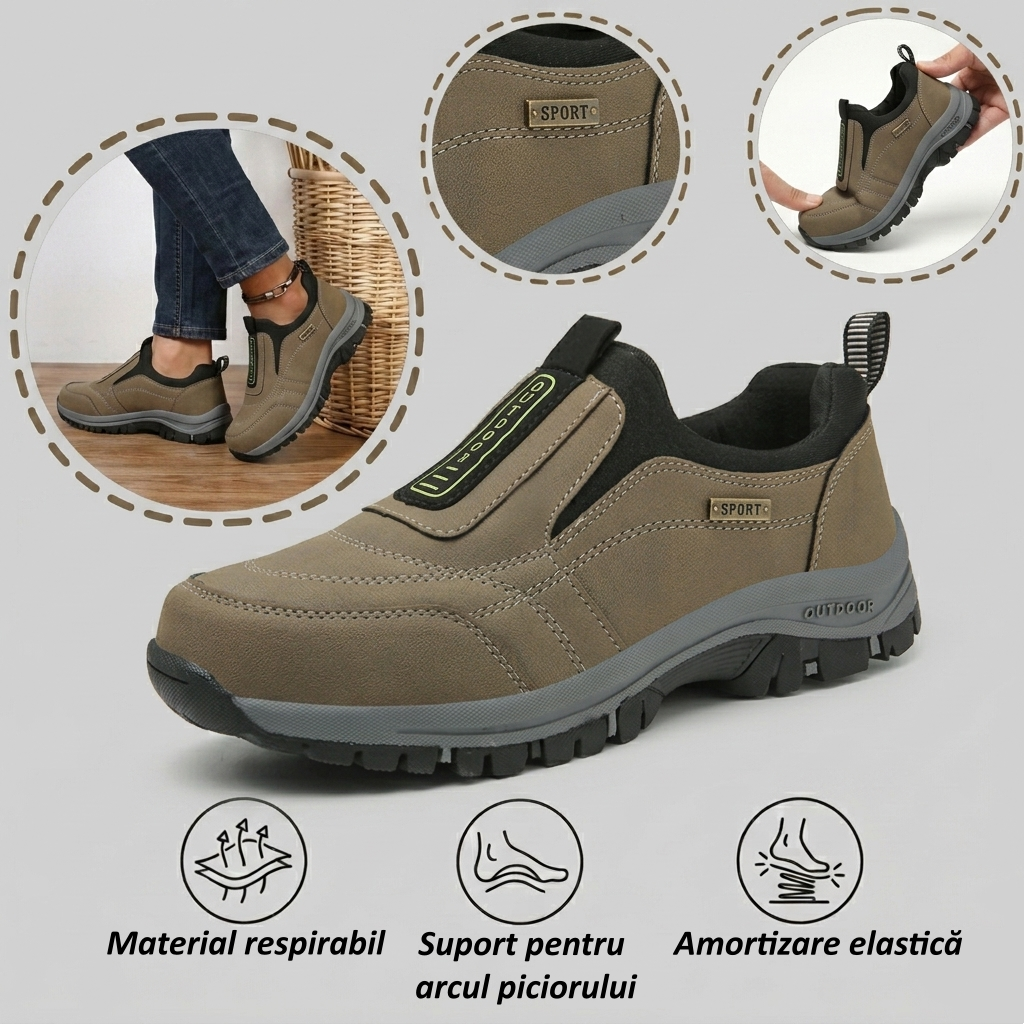 🔷70% reducere astăzi - Nu ratați! ⬛Pantofi ortopedici din piele întoarsă recent concepuți, moi, confortabili, impermeabili și antiderapanți 🦶 Ameliorează durerile de picioare