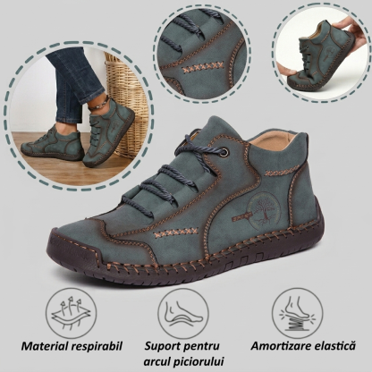⏰Reducere de 70% astăzi – Nu ratați ocazia!🐂Pantofi ortopedici din piele de vacă pentru bărbați, impermeabili și antiderapanti,🦶care ameliorează durerile de picioare.