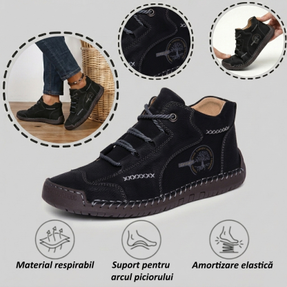 ⏰Reducere de 70% astăzi – Nu ratați ocazia!🐂Pantofi ortopedici din piele de vacă pentru bărbați, impermeabili și antiderapanti,🦶care ameliorează durerile de picioare.