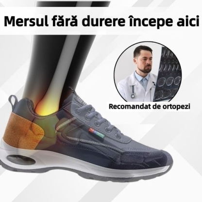 【⏰Oferta specială de astăzi - 70% reducere - Nu ratați】Încălțăminte ortopedică ergonomică îmbunătățită, ✅️ameliorează durerile de spate, articulații și picioare - unisex