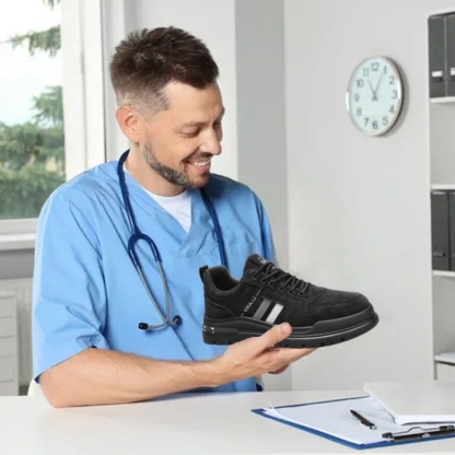 【🎁 Reducere de 50% astăzi - nu o ratați】 Pantofi ortopedici cu design ergonomic - piele de calitate + cusut manual 👞