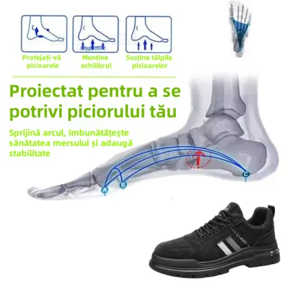 【🎁 Reducere de 50% astăzi - nu o ratați】 Pantofi ortopedici cu design ergonomic - piele de calitate + cusut manual 👞