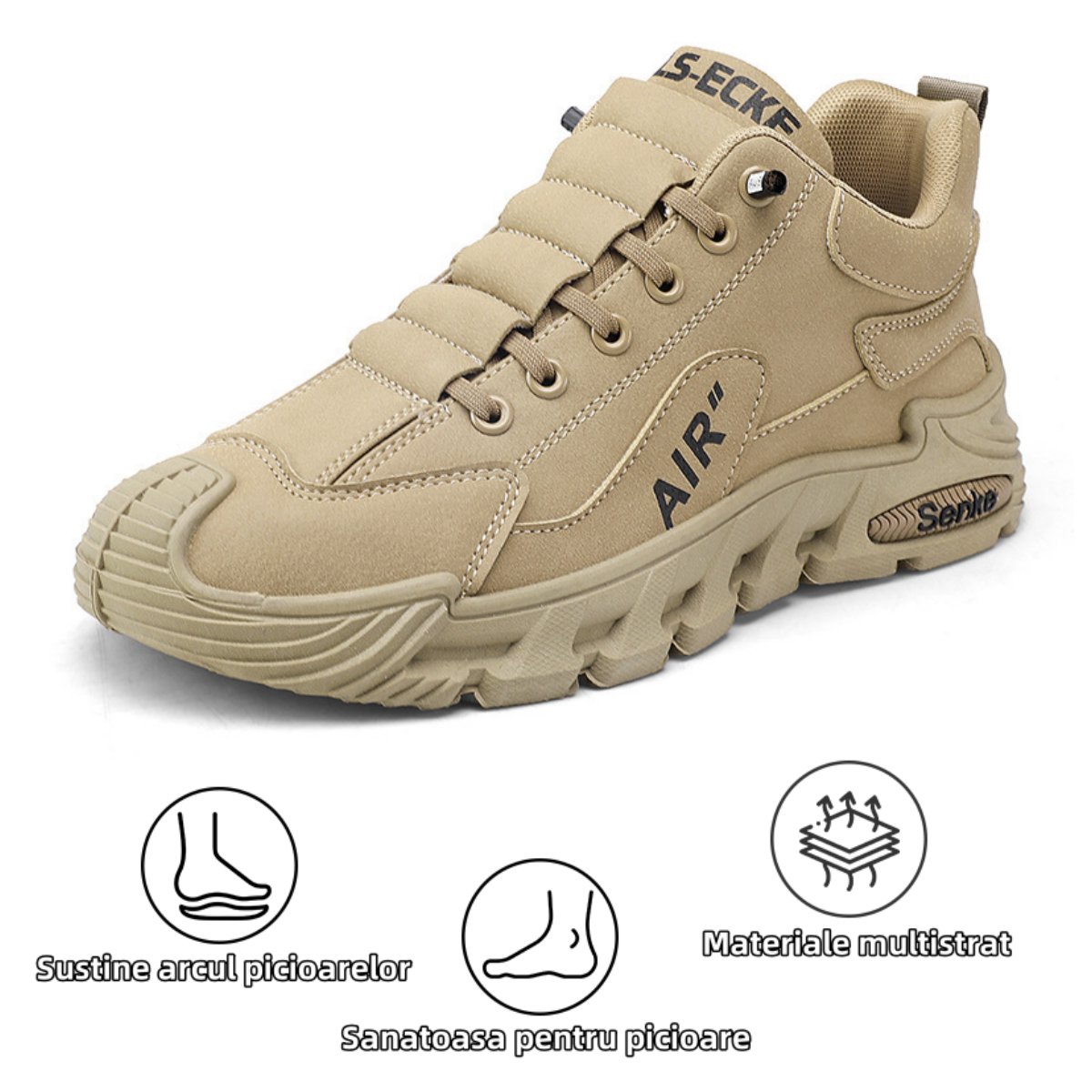 [⏰50% reducere astăzi - nu ratați] Ghete de drumeție ergonomice - Calmează picioarele dureroase - Piele italiană selectată