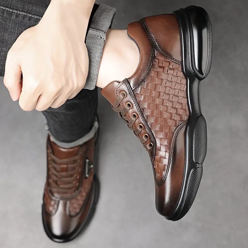 【🎁50% kedvezmény ma - ne hagyd ki】 Ergonomikus kialakítású ortopéd cipő - kiváló minőségű bőr + kézzel varrott 👞