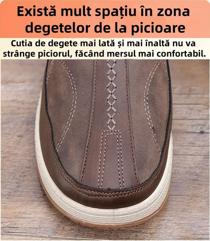 [🔥50% reducere astăzi - nu-l ratați] Pantofi ortopedici cu design ergonomic - căptușeală din lână de iarnă + cusătură manuală👞
