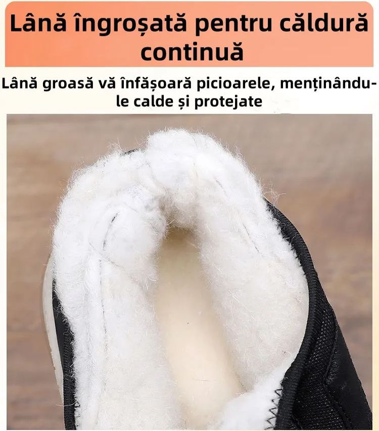 [🔥50% reducere astăzi - nu-l ratați] Pantofi ortopedici cu design ergonomic - căptușeală din lână de iarnă + cusătură manuală👞
