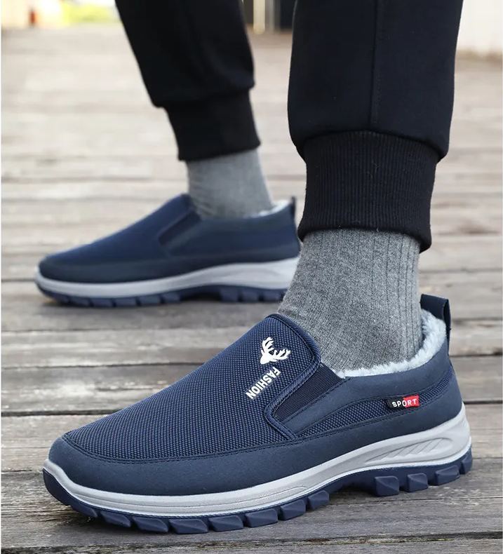 [🔥50% reducere astăzi - nu-l ratați] Pantofi ortopedici cu design ergonomic - căptușeală din lână de iarnă + cusătură manuală👞