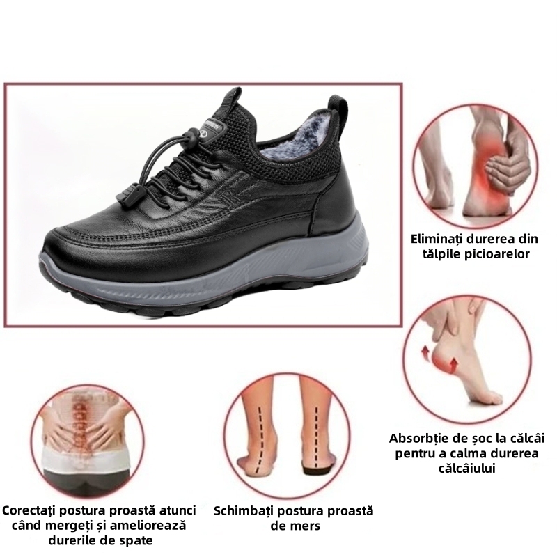 (🔥50% reducere azi - nu ratați această oportunitate) ⏰ - Pantofi termici de iarnă moi și confortabili (suport pentru arc - facilitează mersul)
