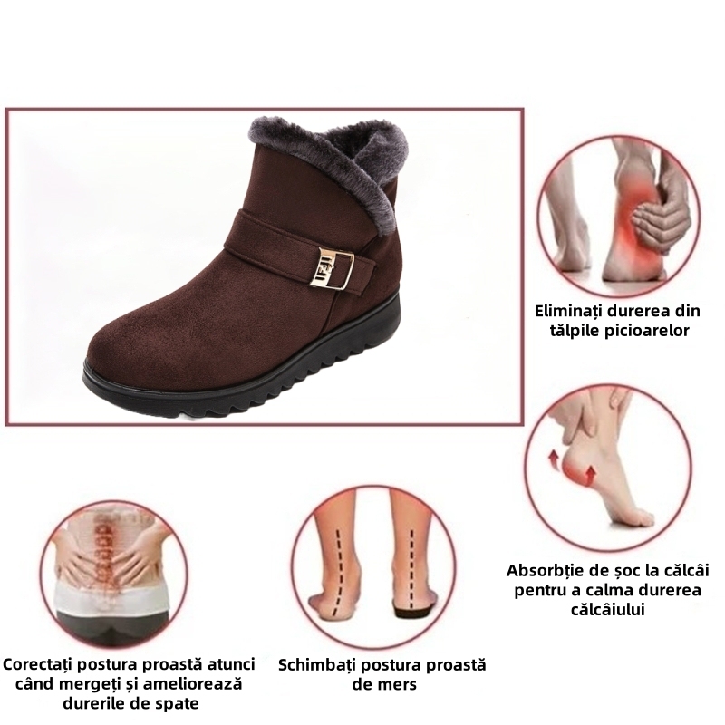 (🔥50% reducere astăzi - nu ratați această oportunitate) ⏰ - Pantofi din lână moi și confortabili (suport arcuit - facilitează mersul)