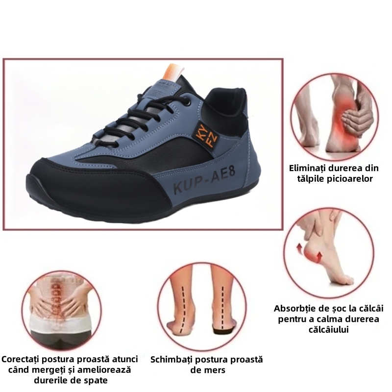 [🔥Reducere de 50% pe durată limitată - nu o ratați] Pantofi ortopedici cu design ergonomic: vă permit să scăpați cu ușurință de durerile de picioare👞