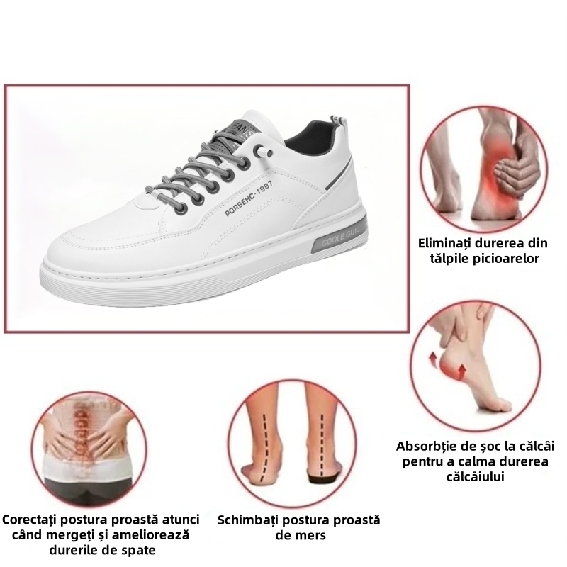 [⏰Timp limitat 50% reducere - de neratat] Pantofi ortopedici cu design ergonomic - piele de inalta calitate + cusaturi de mana 👞