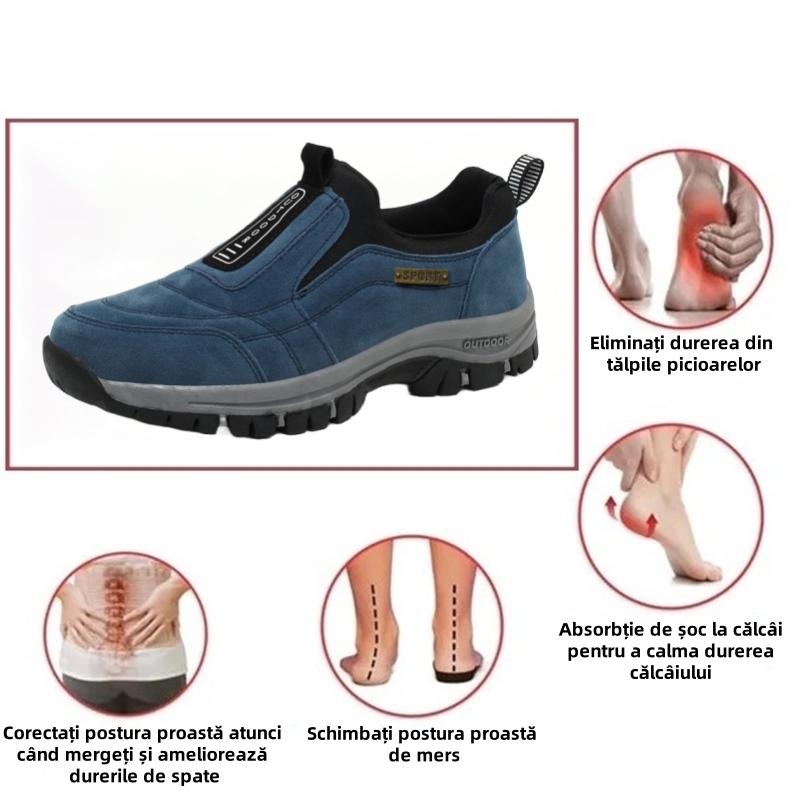(🔥50% reducere în ultima zi - nu ratați) Pantofi ortopedici cu design ergonomic - puteți scăpa cu ușurință de durerile de picioare👞