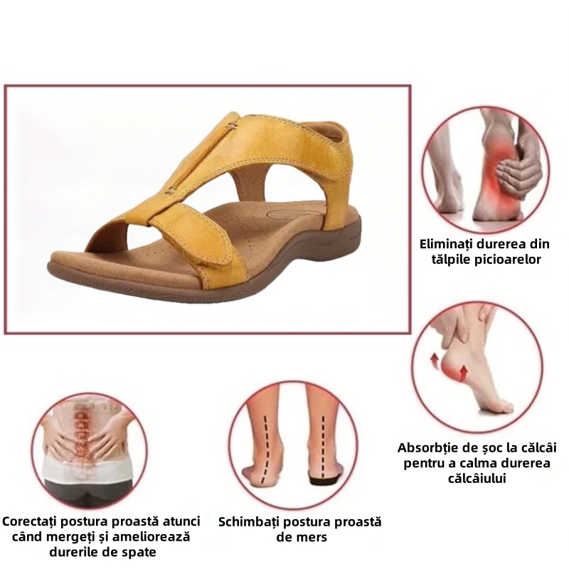 [🎁Ultima zi la jumătate de preț, nu o ratați] Sandale ortopedice cu design ergonomic, mers fără durere👞 fac mersul mai confortabil