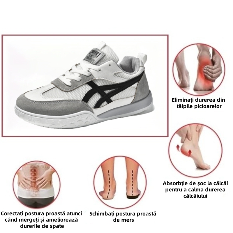 【🎁 Reducere de 50% astăzi - nu o ratați】 Pantofi ortopedici cu design ergonomic - piele de calitate + cusut manual 👞