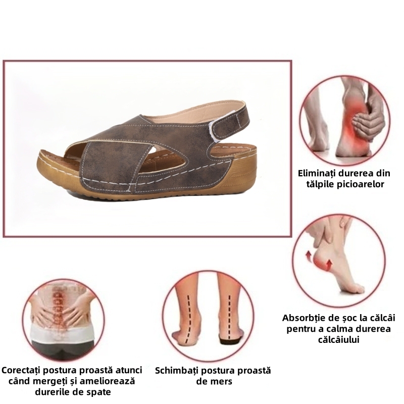 [🎁Ultima zi la jumătate de preț, nu o ratați] Sandale ortopedice cu design ergonomic, mers fără durere👞 fac mersul mai confortabil