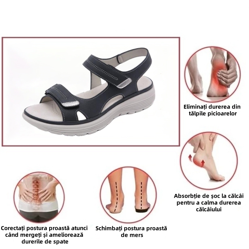 [🎁Ultima zi la jumătate de preț, nu o ratați] Sandale ortopedice cu design ergonomic, mers fără durere👞 fac mersul mai confortabil