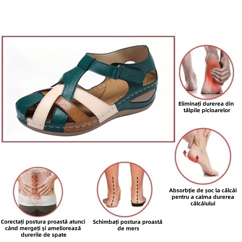 [🎁Ultima zi la jumătate de preț, nu o ratați] Sandale ortopedice cu design ergonomic, mers fără durere👞 fac mersul mai confortabil