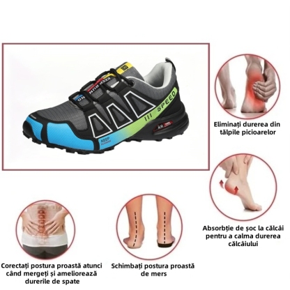 [⏰50% reducere astăzi - nu o ratați] Ghete de drumeție ergonomice - Piele premium + Cusute manual 👞