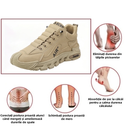 [⏰50% reducere astăzi - nu ratați] Ghete de drumeție ergonomice - Calmează picioarele dureroase - Piele italiană selectată